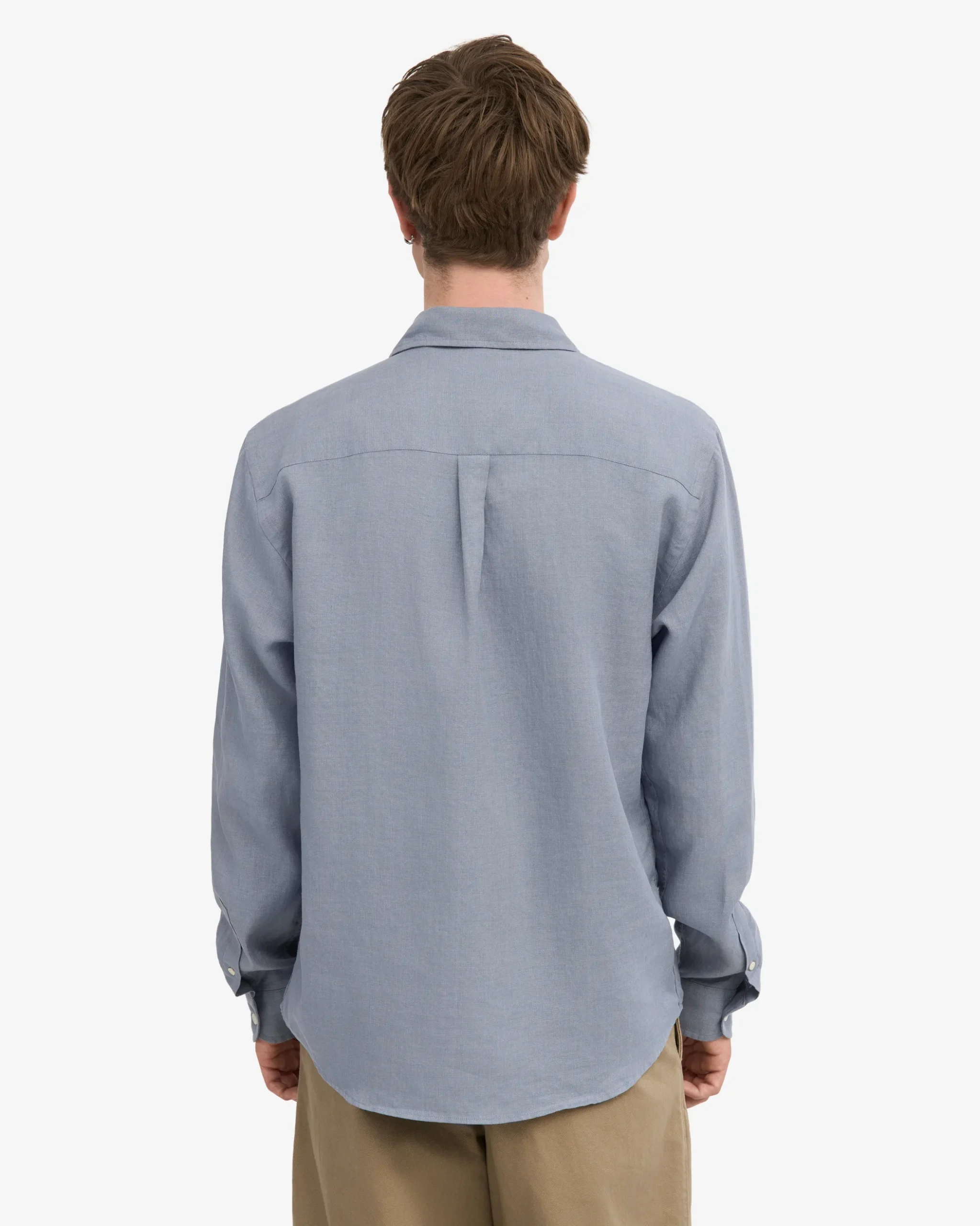 Linen Shirt - Steel Blue