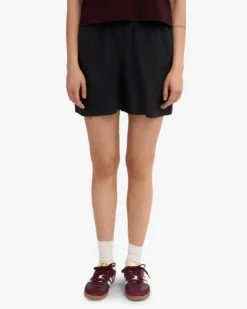 Linen Shorts - Deep Black