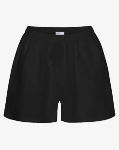 Linen Shorts - Deep Black