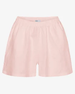 Linen Shorts - Faded Pink