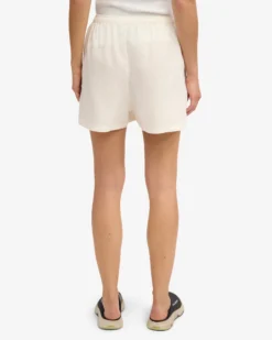 Linen Shorts - Ivory White