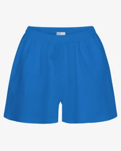 Linen Shorts - Pacific Blue