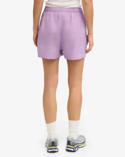 Linen Shorts - Soft Lavender