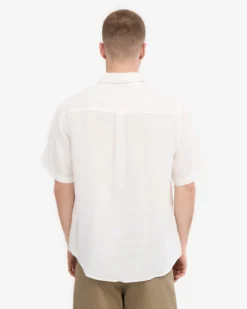 Linen SS Shirt - Optical White