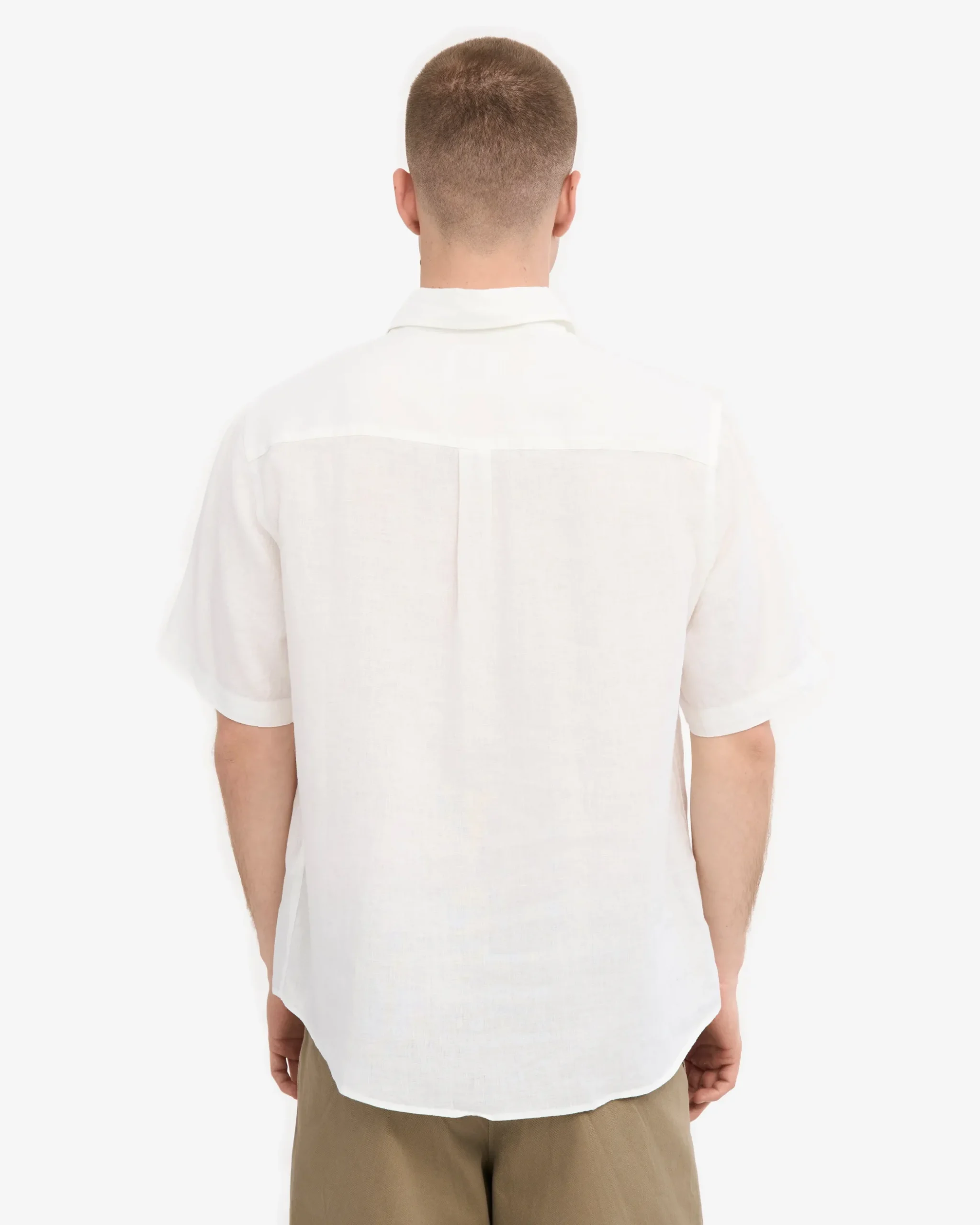 Linen SS Shirt - Optical White