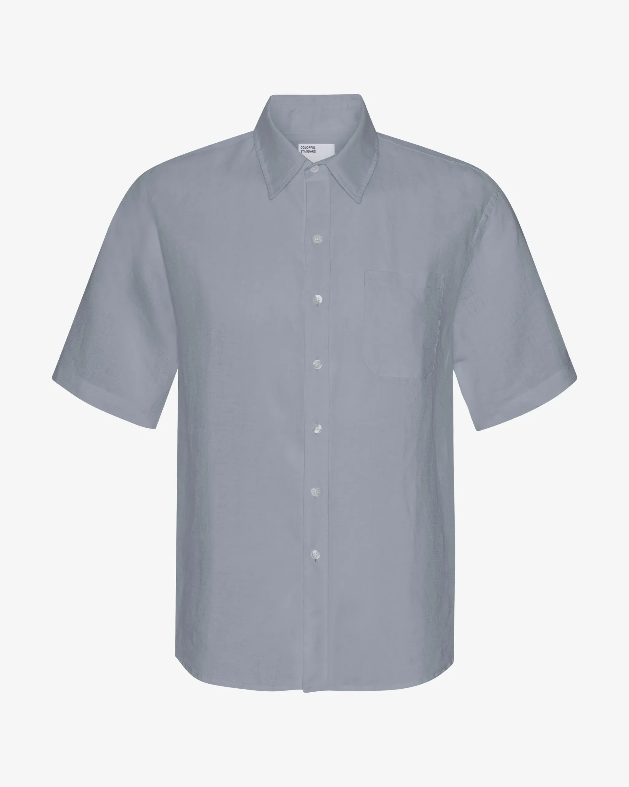 Linen SS Shirt - Steel Blue