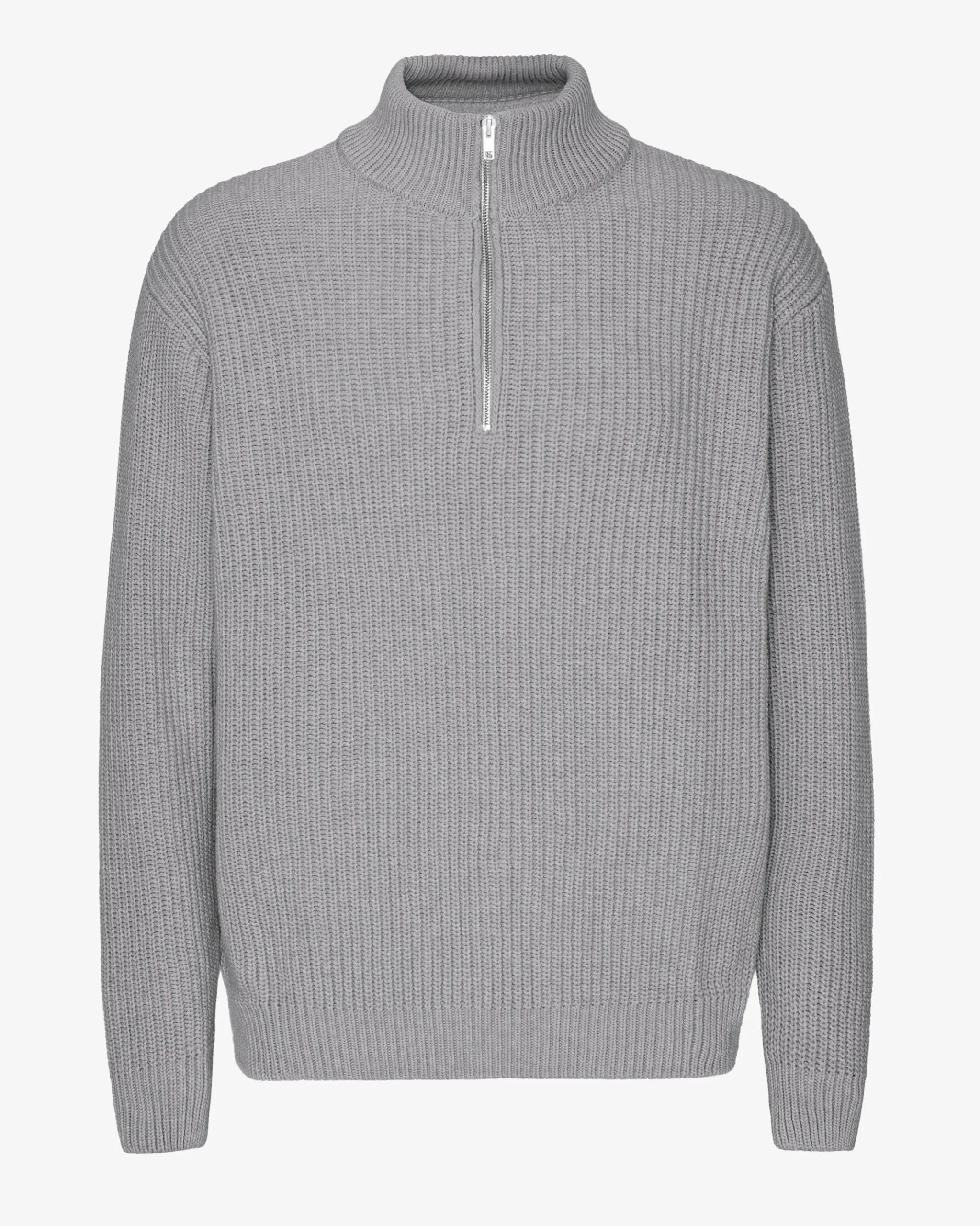 Merino Quarter Zip - Heather Grey
