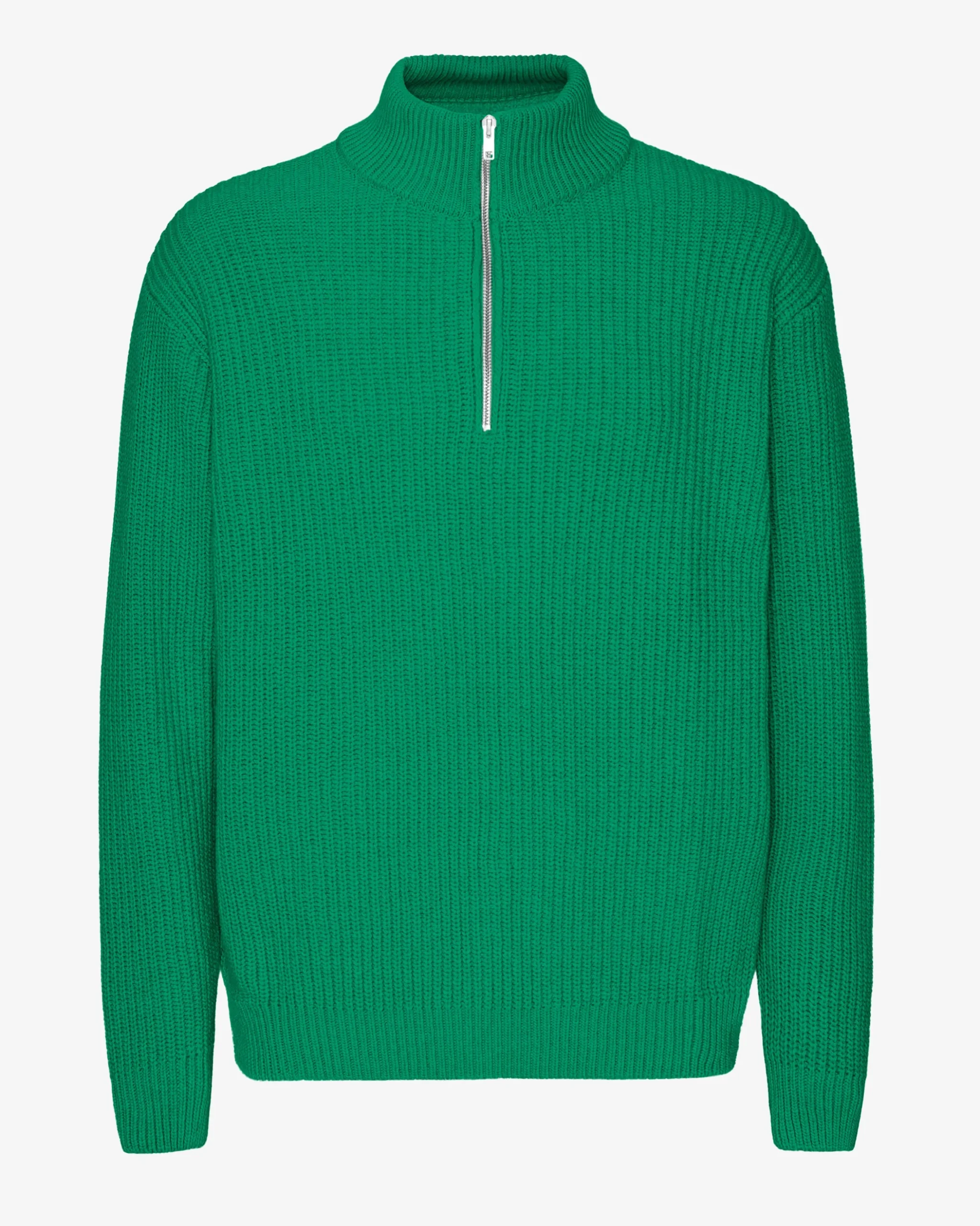Merino Quarter Zip - Kelly Green