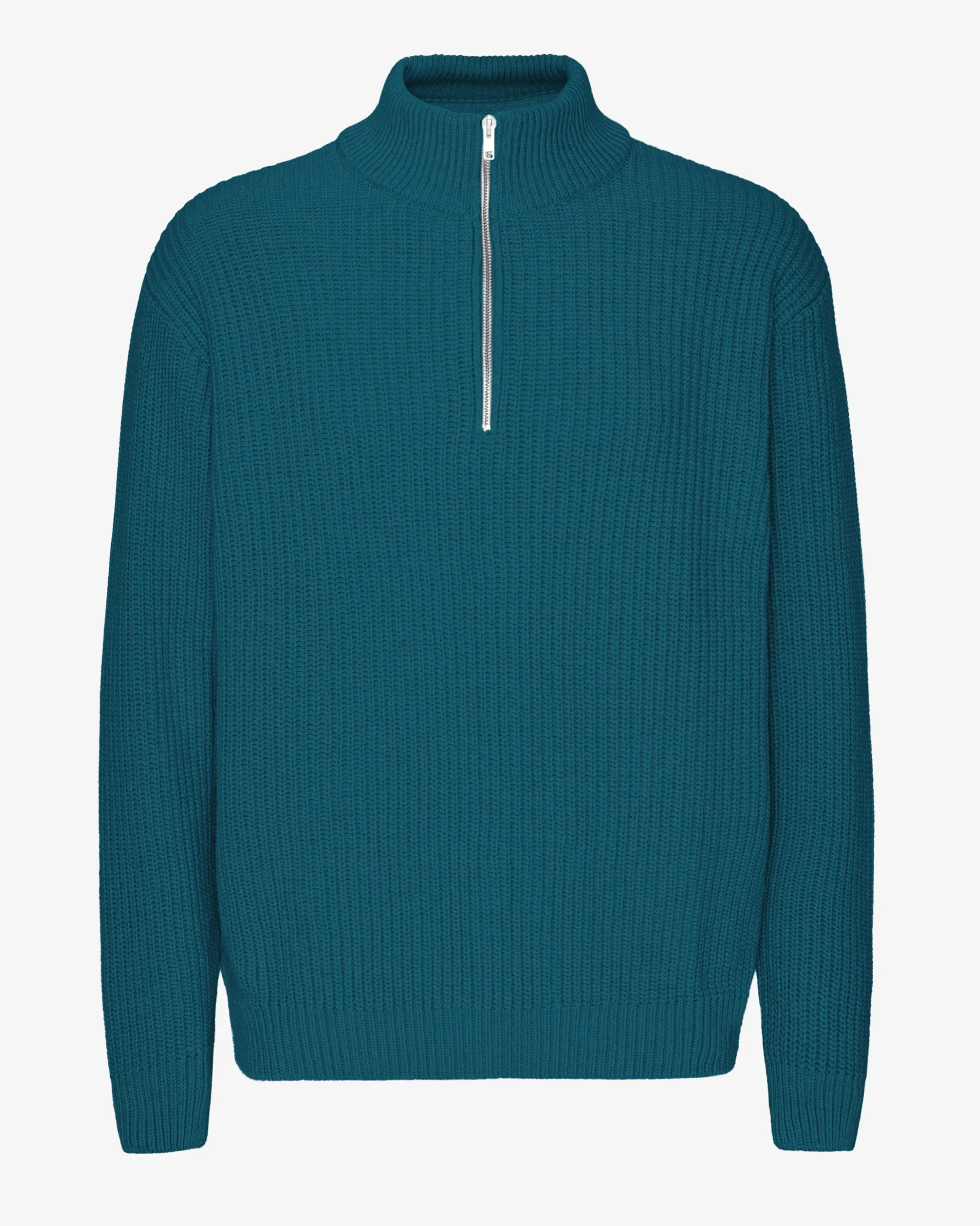 Merino Quarter Zip - Ocean Green