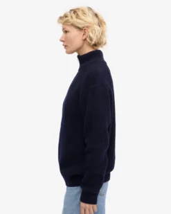 Merino Quarter Zip - Snow Melange