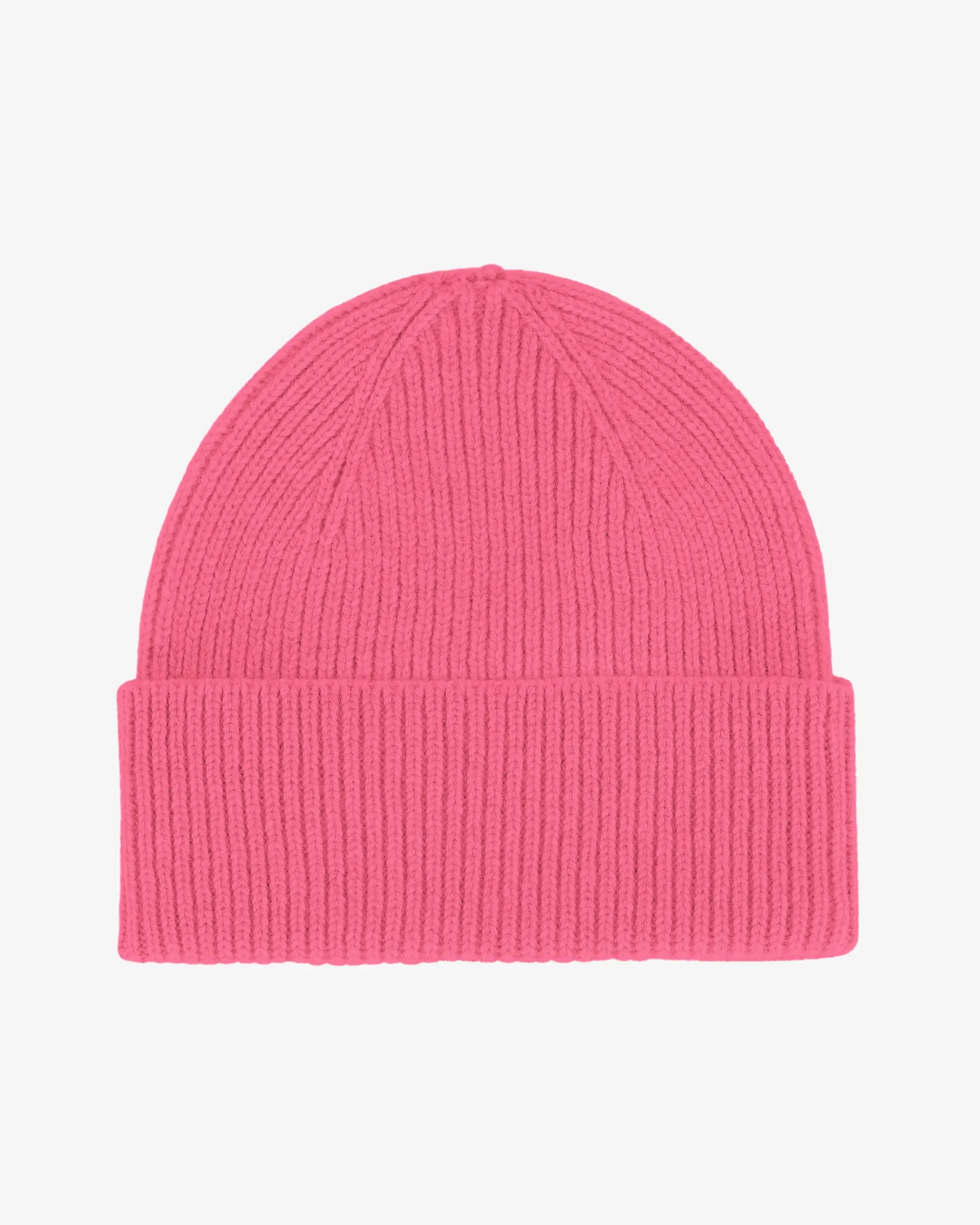 Merino Wool Beanie - Bubblegum Pink