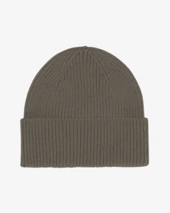Merino Wool Beanie - Dusty Olive