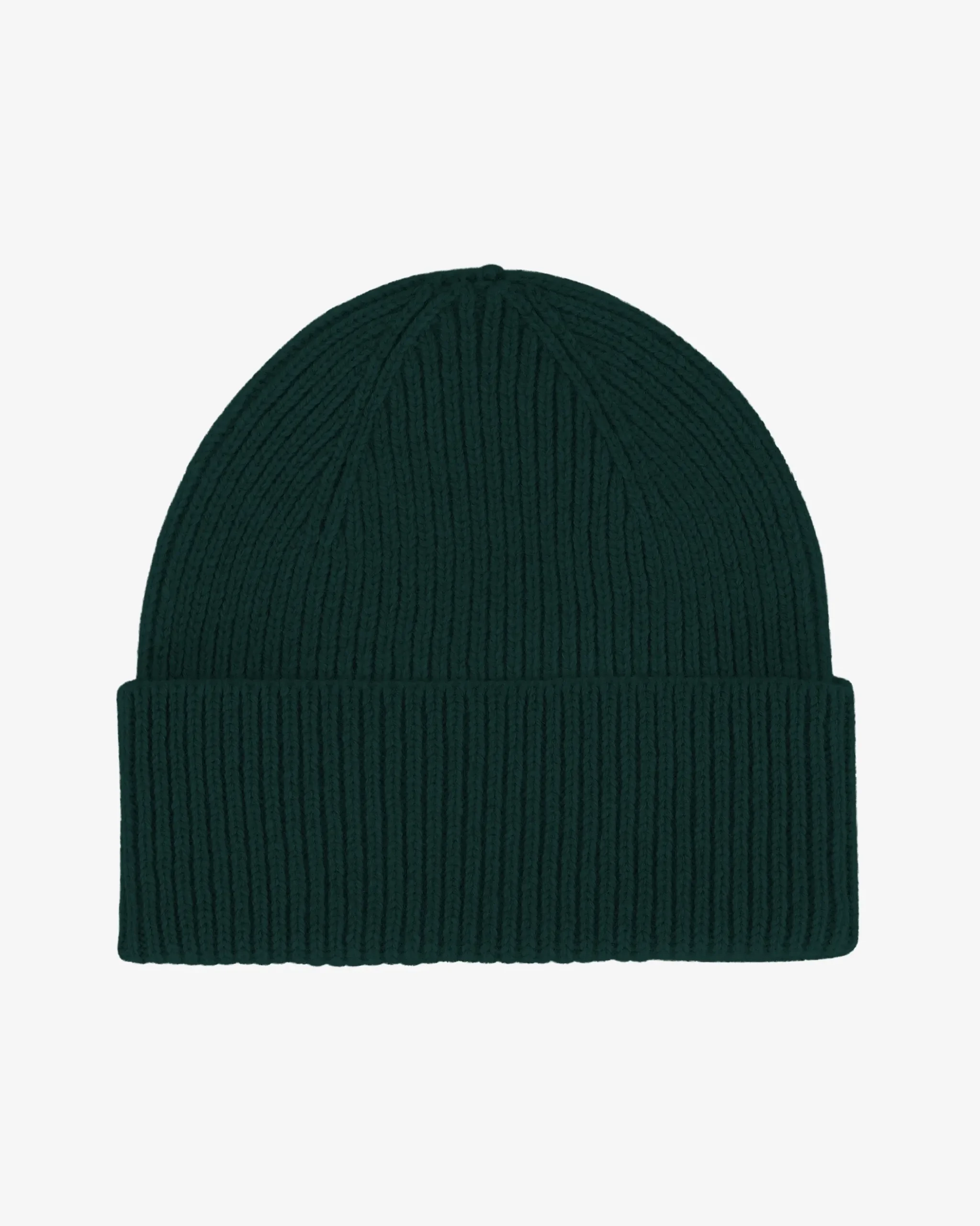 Merino Wool Beanie - Emerald Green