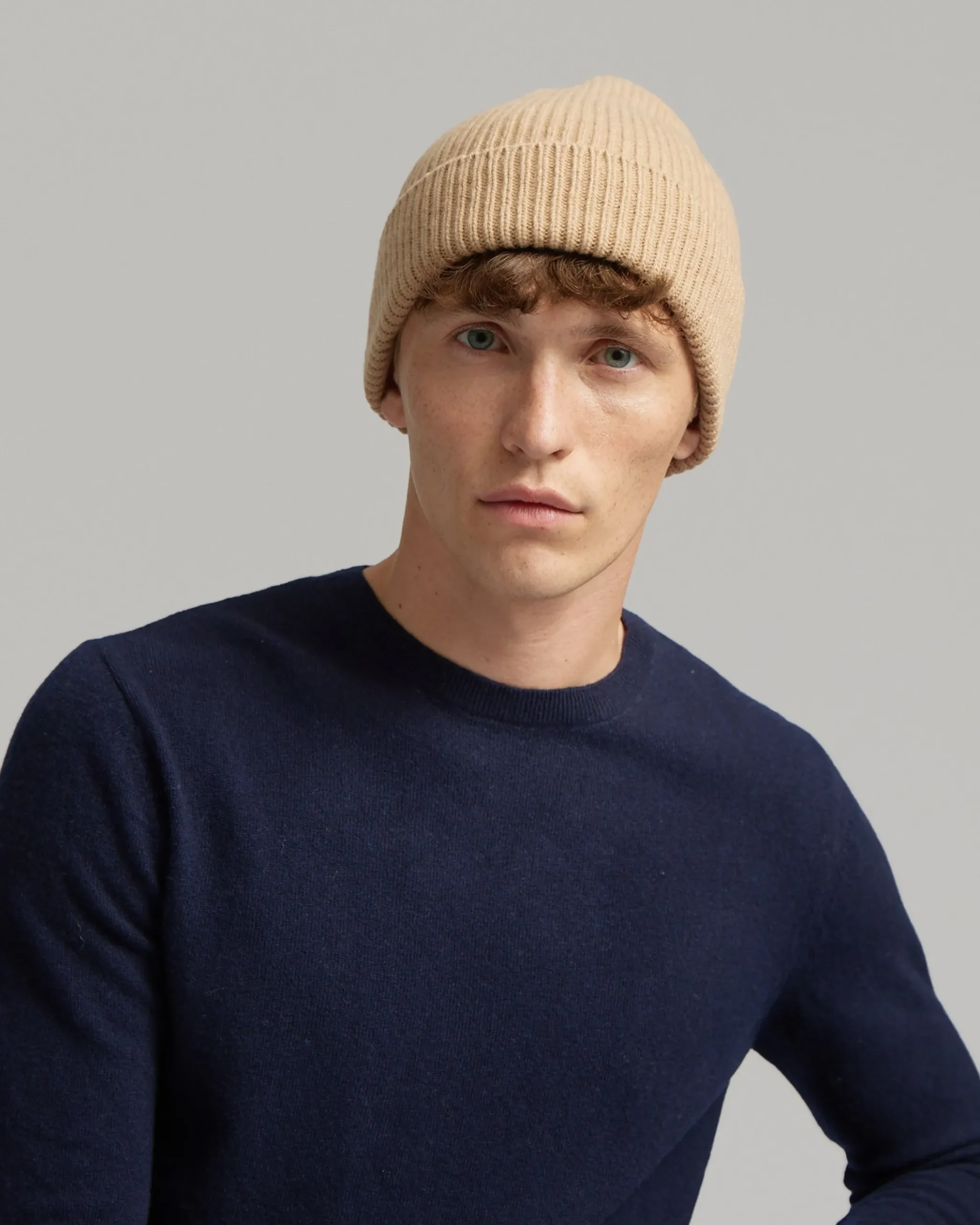 Merino Wool Beanie - Hunter Green