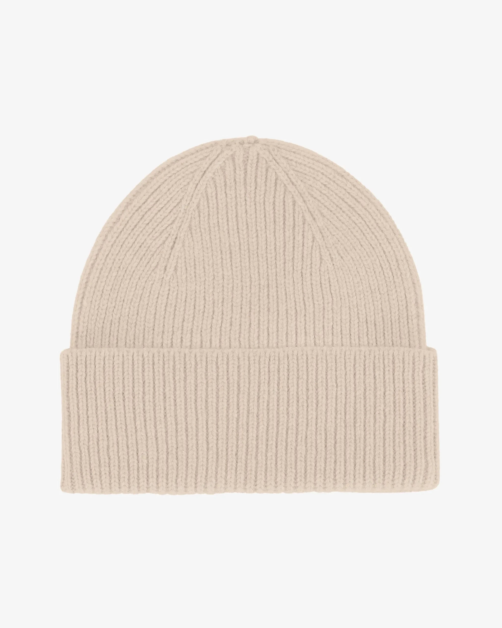 Merino Wool Beanie - Ivory White