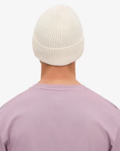 Merino Wool Beanie - Optical White