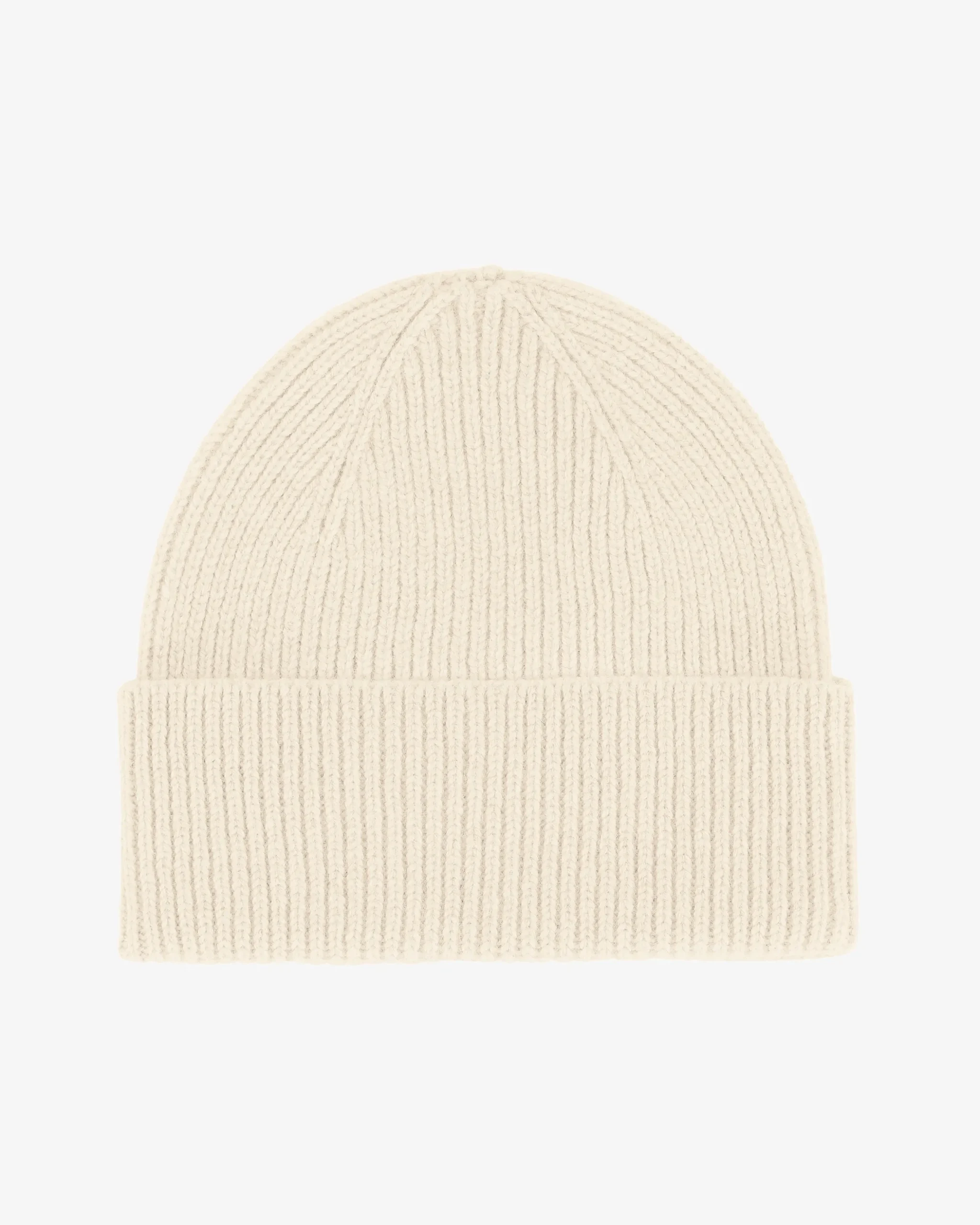 Merino Wool Beanie - Optical White