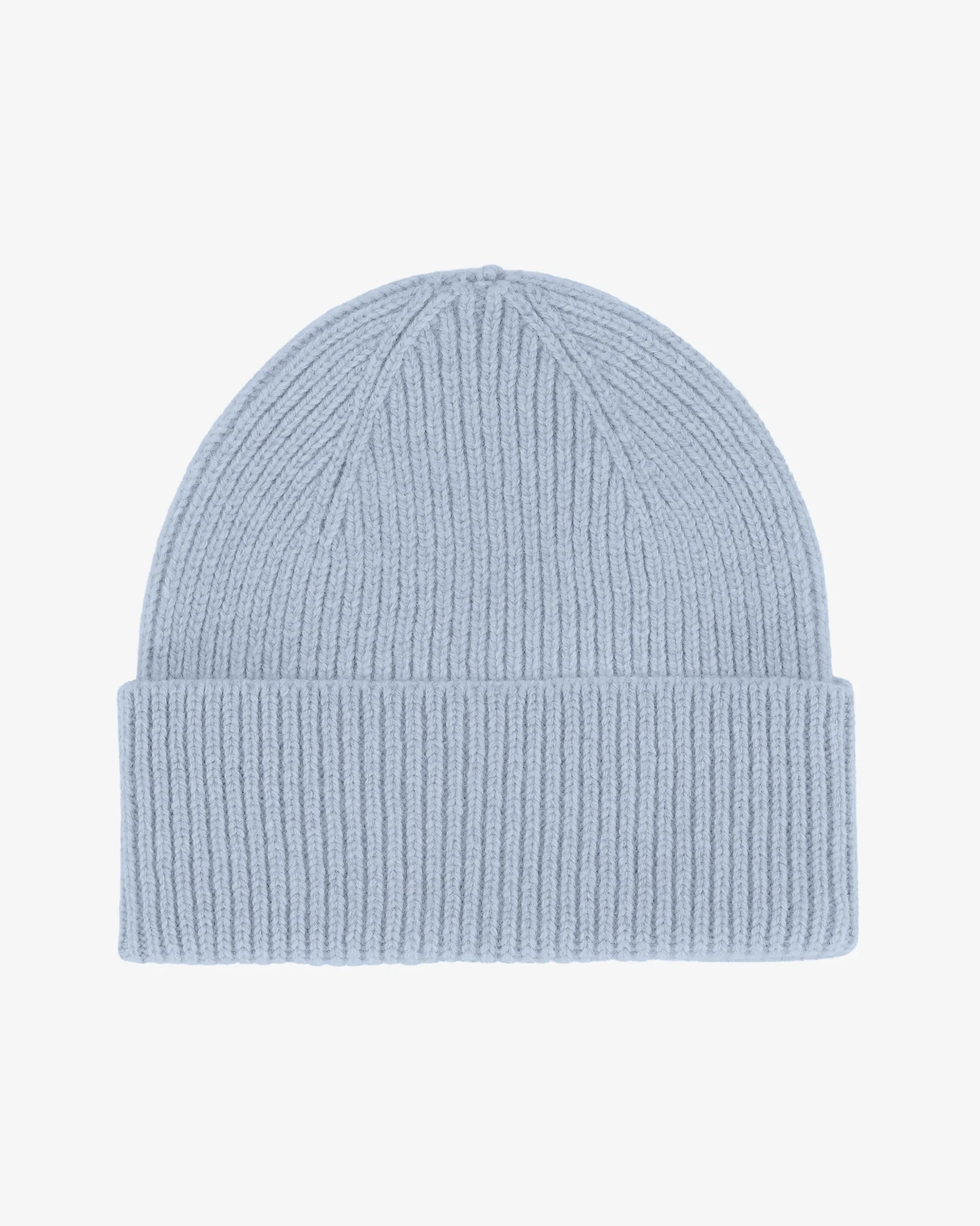 Merino Wool Beanie - Polar Blue