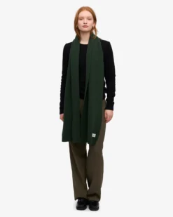Merino Wool Beanie & Scarf - Emerald Green