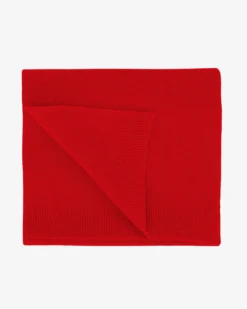 Merino Wool Beanie & Scarf - Scarlet Red