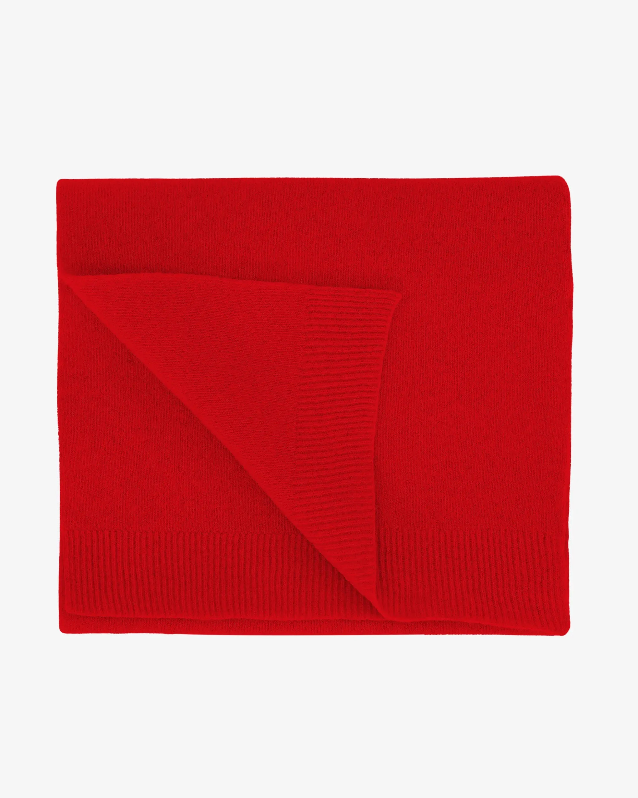 Merino Wool Beanie & Scarf - Scarlet Red