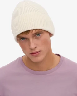 Merino Wool Beanie - Seaside Blue