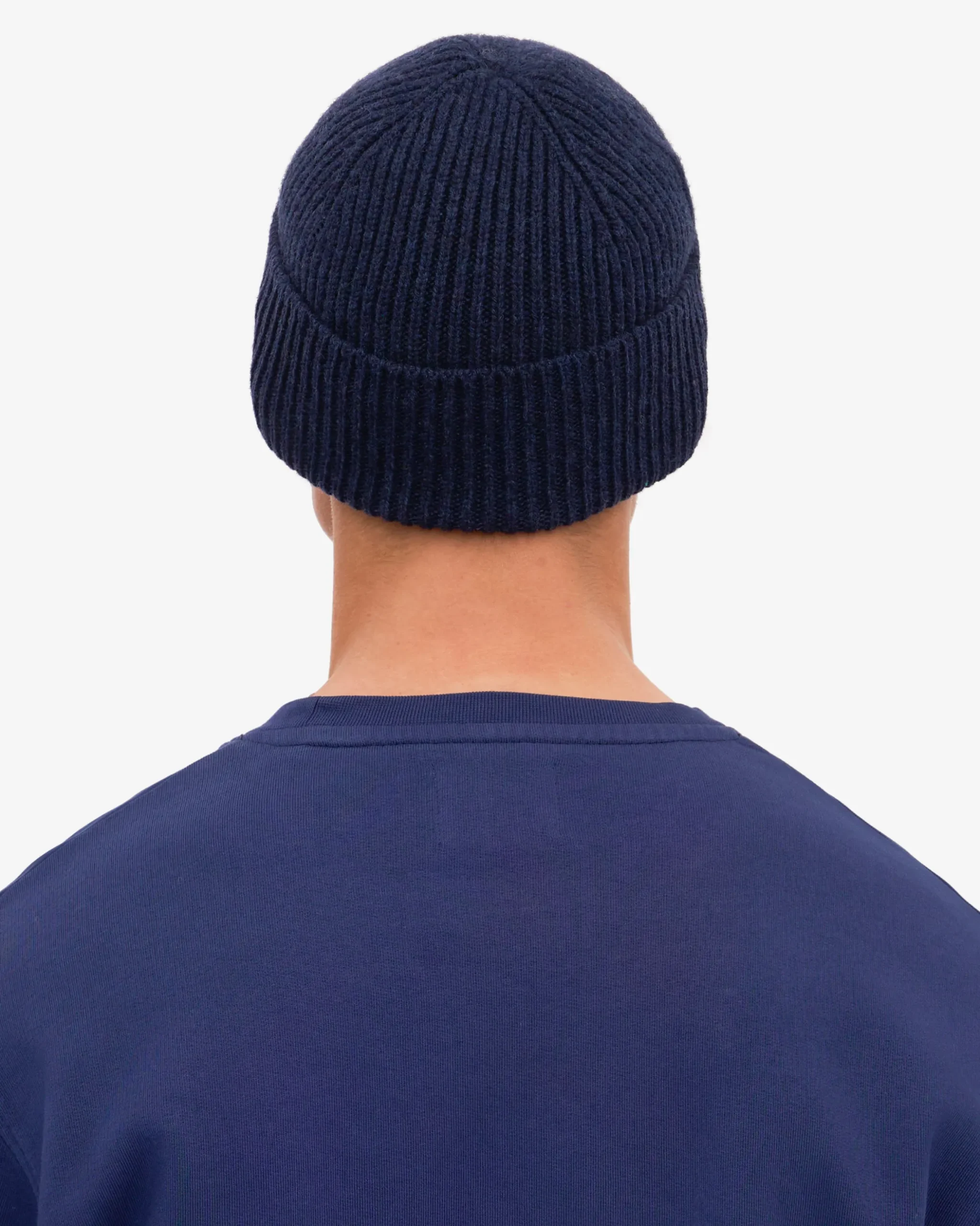 Merino Wool Beanie - Snow Melange