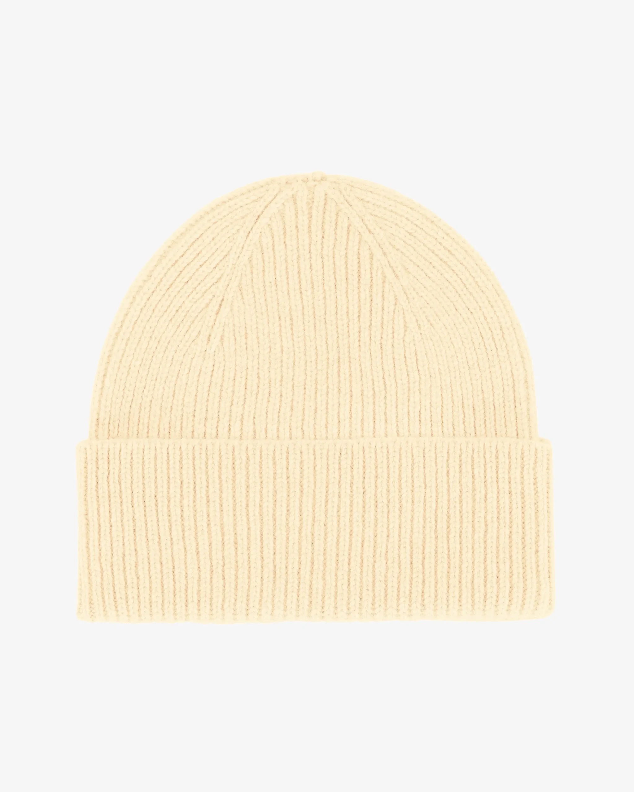 Merino Wool Beanie - Soft Yellow