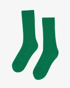 Merino Wool Blend Sock - Kelly Green