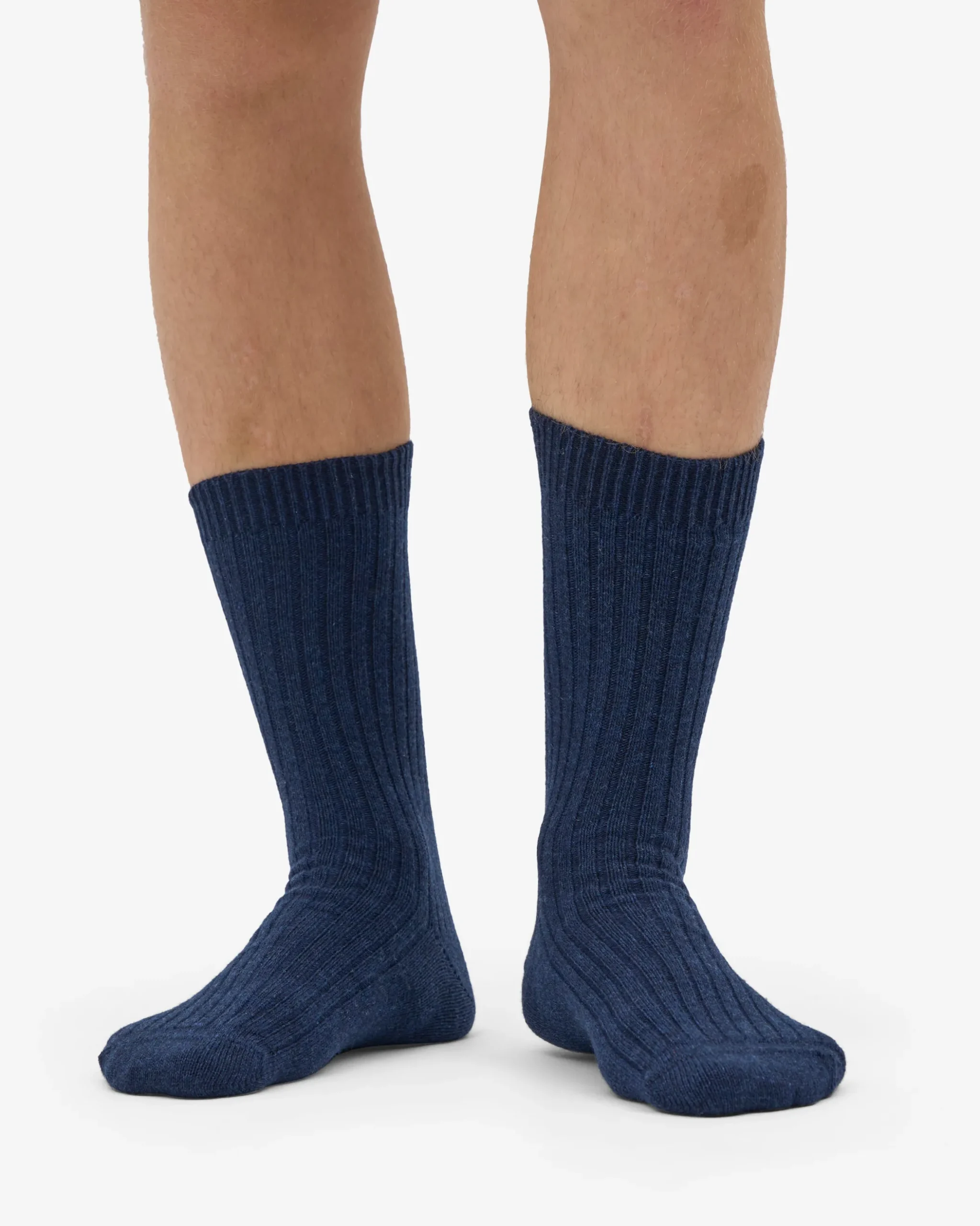 Merino Wool Blend Sock - Marine Blue