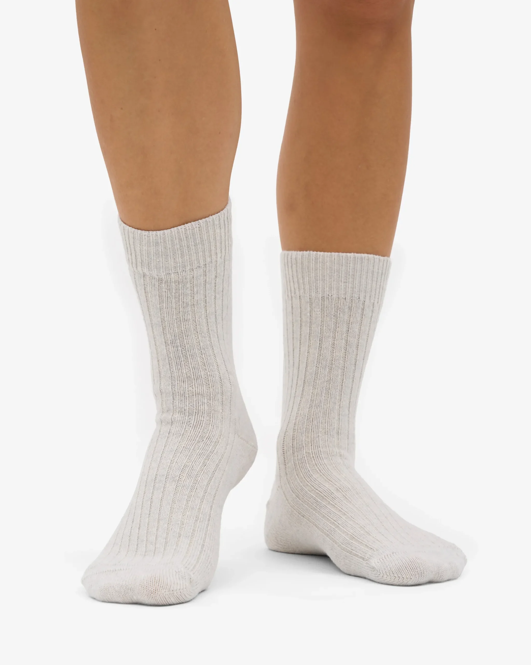 Merino Wool Blend Sock - Snow Melange