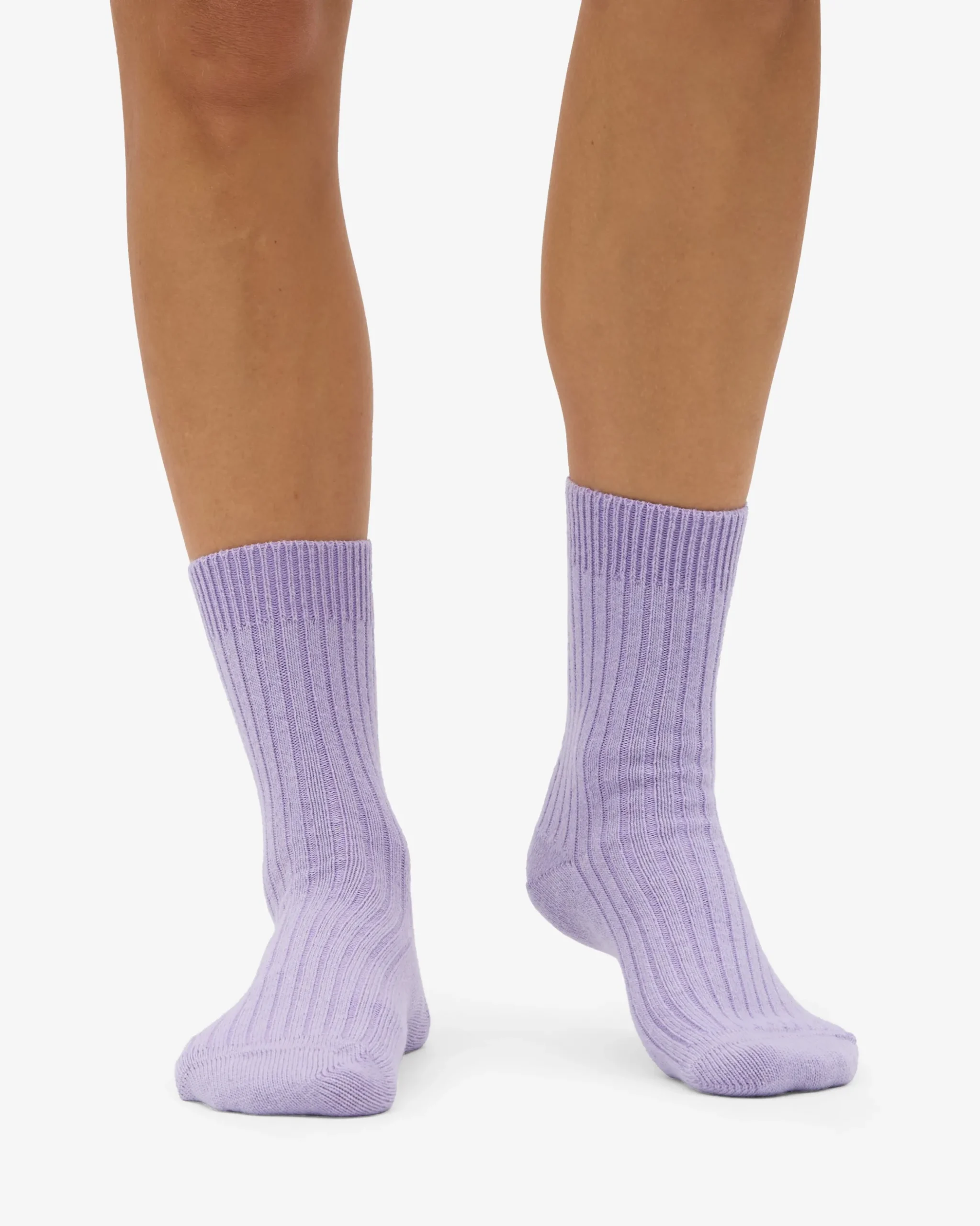 Merino Wool Blend Sock - Soft Lavender