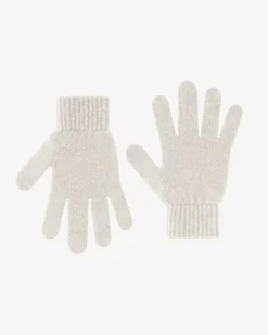 Merino Wool Gloves - Optical White
