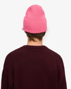 Merino Wool Hat - Bubblegum Pink