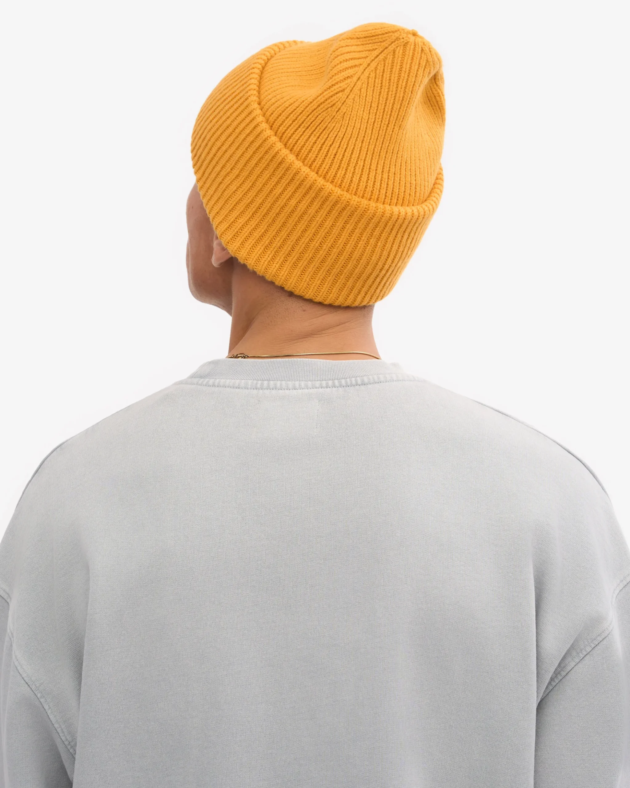 Merino Wool Hat - Burned Yellow