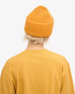 Merino Wool Hat - Burned Yellow