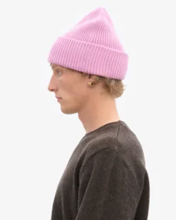 Merino Wool Hat - Cherry Blossom