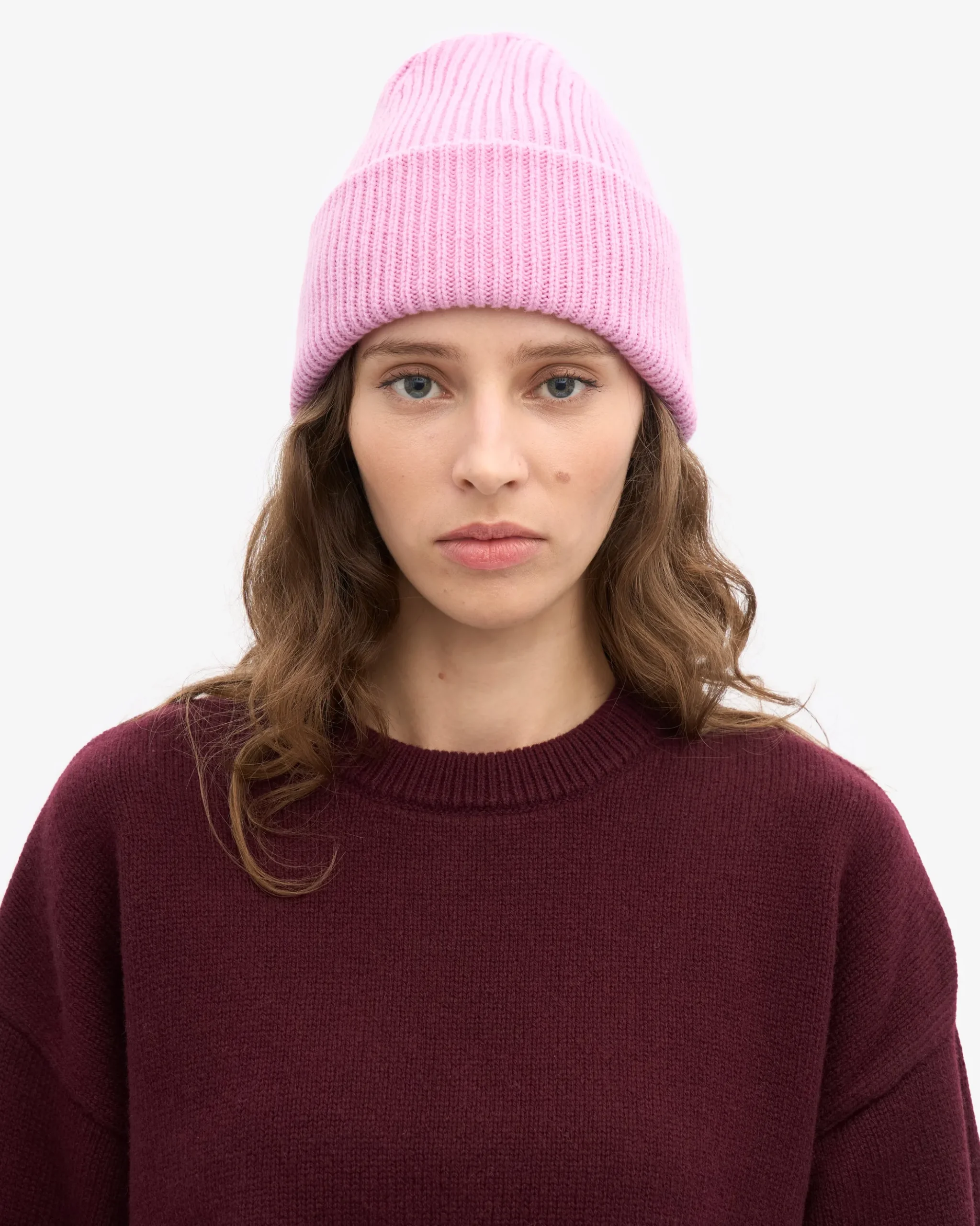 Merino Wool Hat - Cherry Blossom