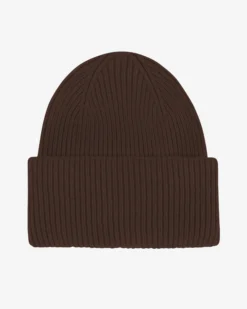Merino Wool Hat - Coffee Brown