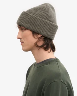 Merino Wool Hat - Dusty Olive
