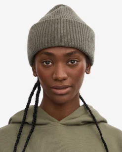 Merino Wool Hat - Dusty Olive