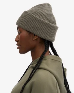 Merino Wool Hat - Dusty Olive