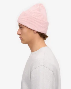 Merino Wool Hat - Faded Pink