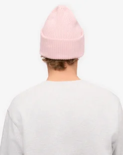 Merino Wool Hat - Faded Pink