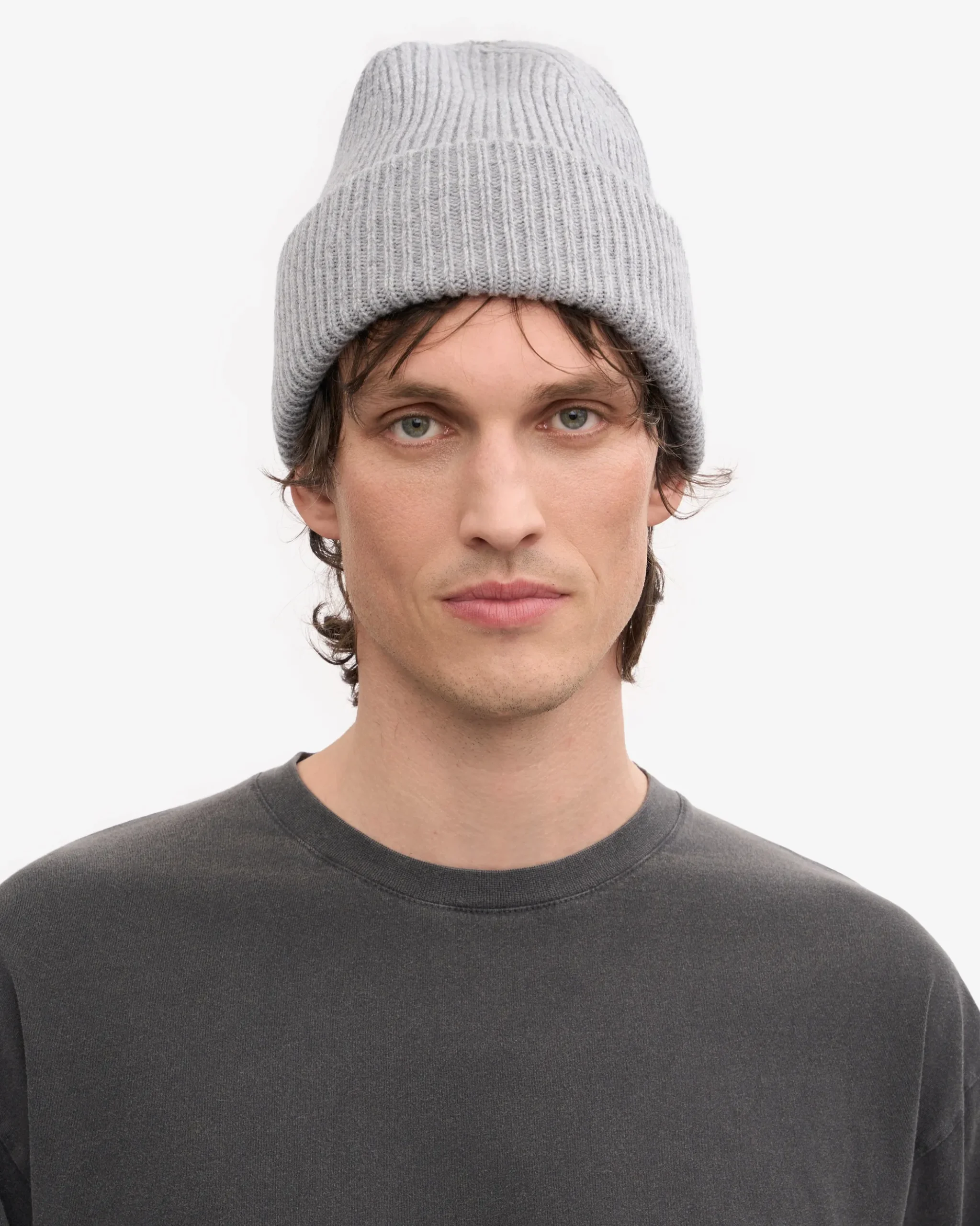 Merino Wool Hat - Heather Grey