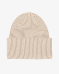 Merino Wool Hat - Ivory White