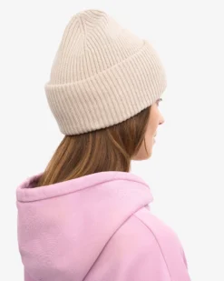 Merino Wool Hat - Ivory White