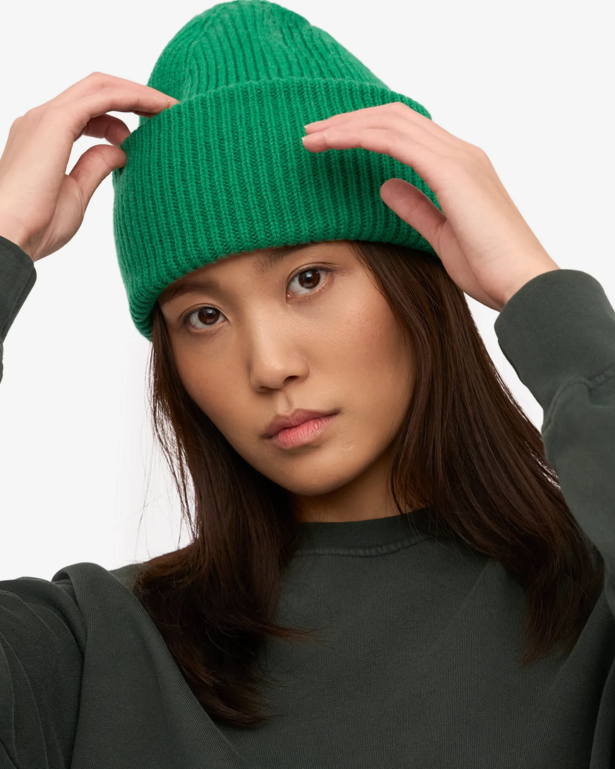 Merino Wool Hat - Kelly Green