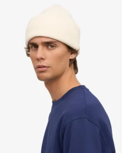 Merino Wool Hat - Optical White