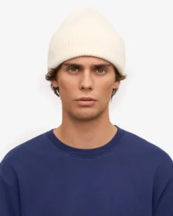 Merino Wool Hat - Optical White